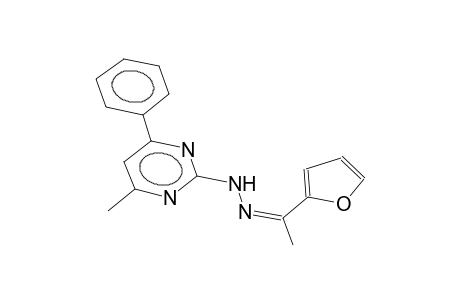 2-[1-(2-furyl)ethylidenehydrazino]-4-phenyl-6-methylpyrimidine