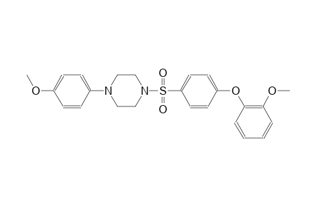 1-{[4-(2-methoxyphenoxy)phenyl]sulfonyl}-4-(4-methoxyphenyl)piperazine