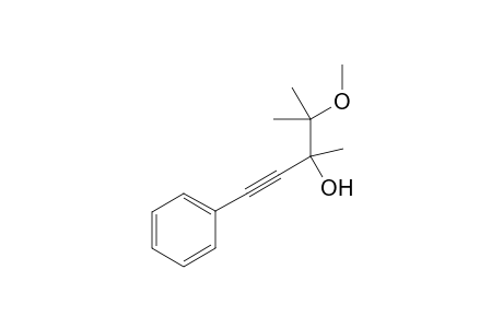 4-Methoxy-3,4-dimethyl-1-phenylpent-1-yn-3-ol