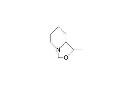 trans-(H1,H8A)-1-Methyl-perhydro-oxazolo(3,4A)pyridine