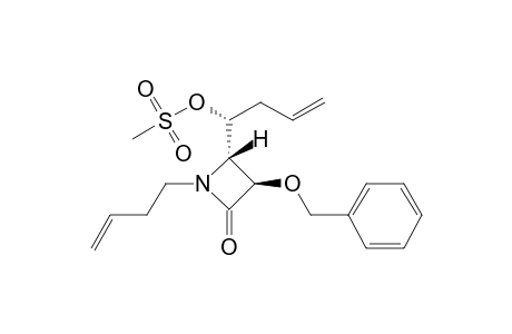 (3R,4S)-3-Benzyloxy-1-(3-butenyl)-4-[(R)-1-hydroxy-3-butenyl]-2-azetidinone methanesulfonate