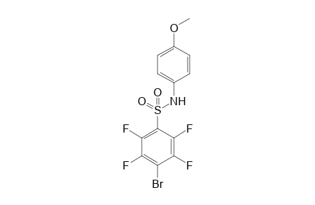 1-Bromo-2,3,5,6-tetrafluoro-4-[(4-methoxyphenyl)aminosulfonyl]benzene