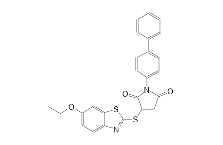 1-[1,1'-biphenyl]-4-yl-3-[(6-ethoxy-1,3-benzothiazol-2-yl)sulfanyl]-2,5-pyrrolidinedione