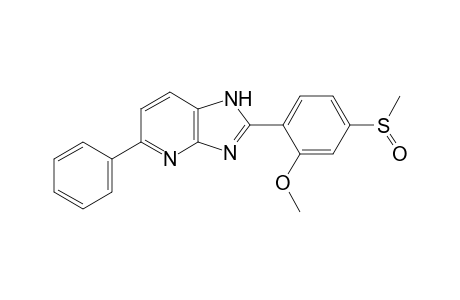(+/-)-2-[2-Methoxy-4-(methylsulfinyl)phenyl]-5-phenylimidazo-1H-[4,5-b]pyridine