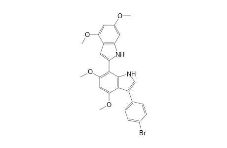 3-(4"-Bromophenyl)-7-(4',6'-dimethoxyindol-2'-yl)-4,6-dimethoxyindole