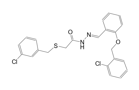 acetic acid, [[(3-chlorophenyl)methyl]thio]-, 2-[(E)-[2-[(2-chlorophenyl)methoxy]phenyl]methylidene]hydrazide