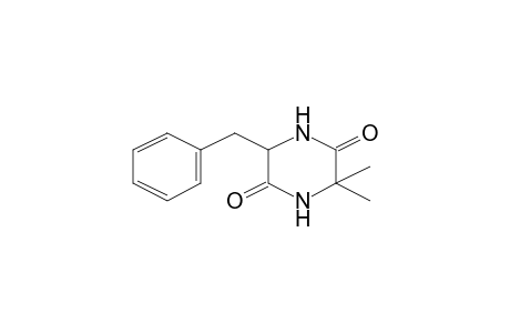 2,5-Piperazinedione, 3,3-dimethyl-6-phenylmethyl-