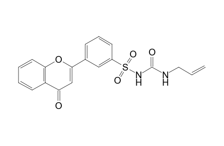 1-Allyl-3-[3-(4-ketochromen-2-yl)phenyl]sulfonyl-urea