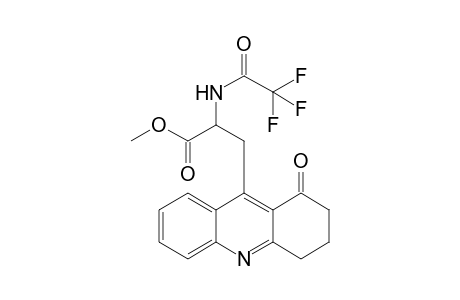 3,4-Dihydro-9-(2'-trifluoroacetamido-2'-carbomethoxyethyl)-1-acridanone