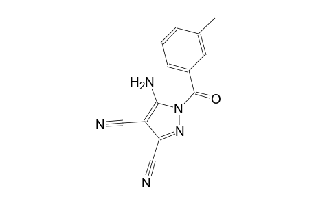 5-amino-1-(3-methylbenzoyl)-1H-pyrazole-3,4-dicarbonitrile