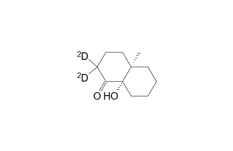 1(2H)-Naphthalenone-2,2-d2, octahydro-8a-hydroxy-4a-methyl-, cis-