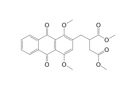 Dimethyl 2-[(1',4'-dimethoxy-9',10'-dioxo-9',10'dihydroanthracen-2'-yl)methylene]butanedioate
