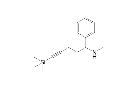 N-Methyl-1-phenyl-5-trimethylsilyl-4-pentynylamine