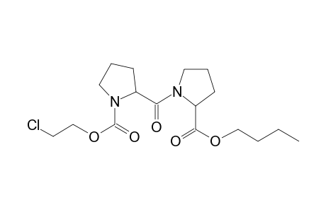 D-Prolyl-D-proline, N-(2-chloroethoxycarbonyl)-, butyl ester