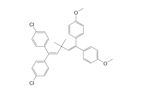 Benzene, 1,1'-[5,5-bis(4-chlorophenyl)-3,3-dimethyl-1,4-pentadienylidene]bis[4-methoxy-