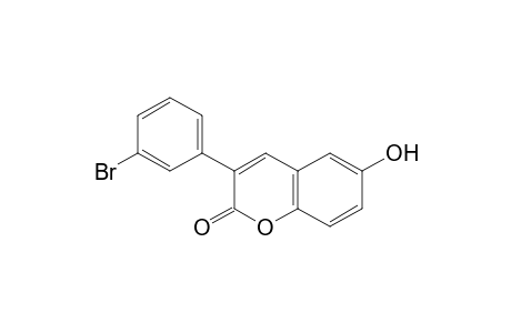 3-(3-Bromophenyl)-6-hydroxycoumarin