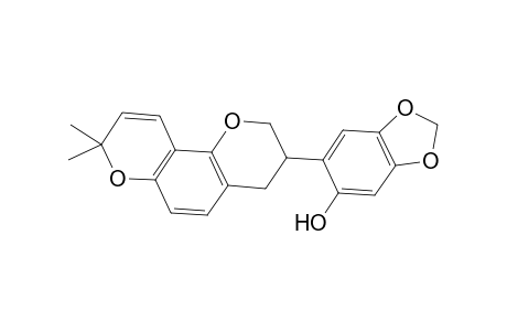 1,3-Benzodioxol-5-ol, 6-(3,4-dihydro-8,8-dimethyl-2H,8H-benzo[1,2-b:3,4-b']dipyran-3-yl)-, (S)-