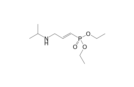 Diethyl (1E)-3-(isopropylamino)prop-1-enylphosphonate