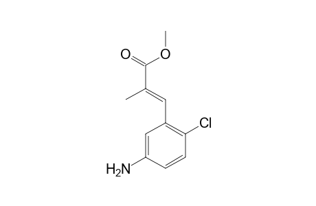 3-(2-Chloro-5-amino-phenyl)-2-methyl-2-propenoic acid, methyl ester