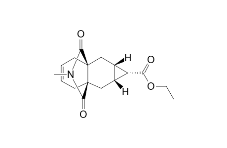 2a,6a-(Methaniminomethano)-1H-cyclopropa[b]naphthalene-1-carboxylic acid, 1a,2,3,6,7,7a-hexahydro-9-methyl-8,10-dioxo-, ethyl ester, (1.alpha.,1a.beta.,2a.beta.,6a.beta.,7a.beta.)-