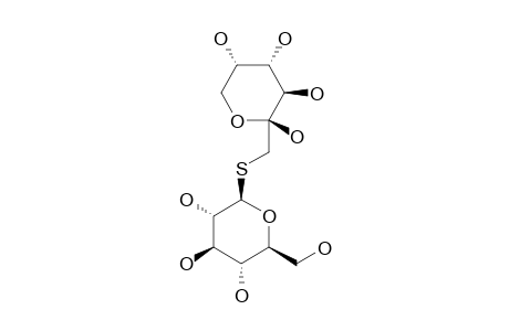 1-S-BETA-D-GLUCOPYRANOSYL-1-THIO-BETA-D-FRUCTOPYRANOSIDE