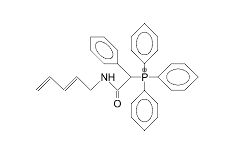Triphenyl 3-aza-2-oxo-1-phenyl-hexa-5,7-dienyl phosphoranyl cation