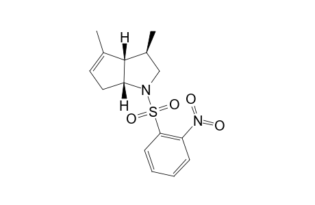 ,4-Dimethyl-1-(o-nitrophenylsulfonyl)-1,2,3,3a,6,6a-hexahydrocyclopenta[b]pyrrole