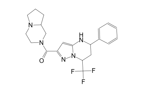 2-(hexahydropyrrolo[1,2-a]pyrazin-2(1H)-ylcarbonyl)-5-phenyl-7-(trifluoromethyl)-4,5,6,7-tetrahydropyrazolo[1,5-a]pyrimidine