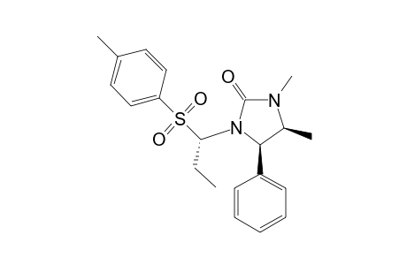 (4R,5S,1'S)-1-Methyl-3-[1-((p-methylphenyl)sulfonyl)propyl]-4-phenyl-5-methylimidazolidin-2-one