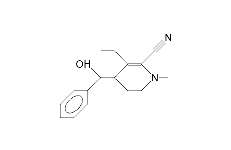 2-Pyridinecarbonitrile, 3-ethyl-1,4,5,6-tetrahydro-4-(hydroxyphenylmethyl)-1-methyl-, (R*,R*)-