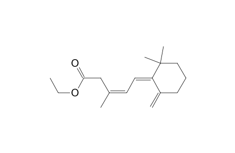 3-Pentenoic acid, 5-(2,2-dimethyl-6-methylenecyclohexylidene)-3-methyl-, ethyl ester, (Z,Z)-
