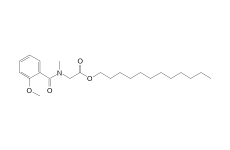 Sarcosine, N-(2-methoxybenzoyl)-, dodecyl ester