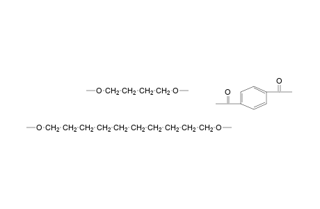 Copolyester of 1,4-butanediol and 1,10-decanediol with terephthalic acid