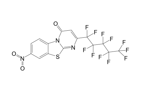 7-Nitro-2-undecafluoropentyl-9-thia-1,4a-diaza-fluoren-4-one
