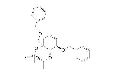 (3R,4S,5S)-4,5-O-Acetyl-3-O-benzyl-5-((benzyloxy)methyl)-1-cyclohexene-3,4,5-triol