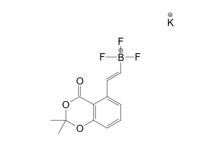POTASSIUM-(E)-2-(2,2-DIMETHYL-4-OXO-4H-BENZO-[1,3]-DIOXIN-5-YL)-VINYLTRIFLUOROBORATE