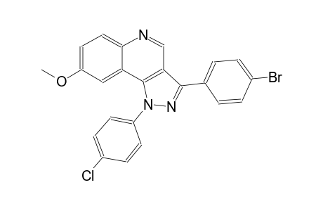 1H-pyrazolo[4,3-c]quinoline, 3-(4-bromophenyl)-1-(4-chlorophenyl)-8-methoxy-