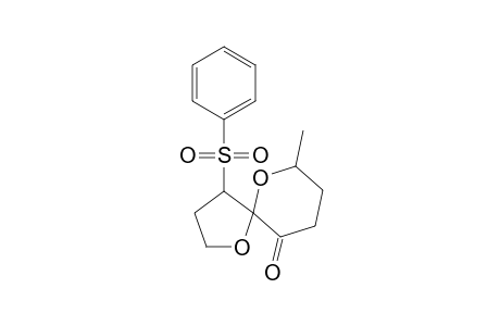 7-Methyl-4-(phenylsulfonyl)-1,6-dioxaspiro[4.5]decan-10-one