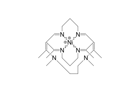 (2,3,8,9,11,17-Hexamethyl-3,8,12,16,19,23-hexaaza-bicyclo(8.7.7)tetracosa-1,9,11,16,18,23-hexaene-K4-N)-nickel dication