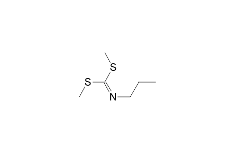 1,1-bis(methylsulfanyl)-N-propyl-methanimine