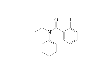 Benzamide, N-1-cyclohexen-1-yl-2-iodo-N-2-propenyl-