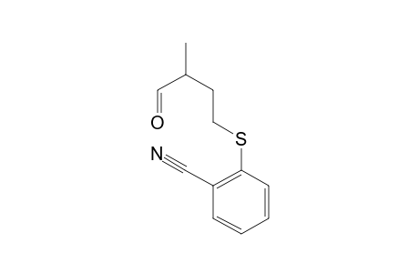 2-(2'-FORMYLBUTYLTHIO)-BENZONITRILE