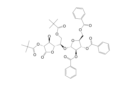 2,3,5-TRI-O-BENZOYL-ALPHA-D-ARABINOFURANOSYL-(1->5)-2,6-DI-O-PIVALOYL-D-GALACTONO-1,4-LACTONE
