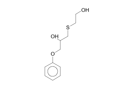 1-[(2-Hydroxyethyl)sulfanyl]-3-phenoxy-2-propanol