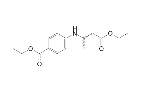 p-[(2-carboxy-1-methylvinyl)amino]benzoic acid, diethyl ester