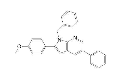 1-Benzyl-2-(4-methoxyphenyl)-5-phenyl-1H-pyrrolo[2,3-b]pyridine