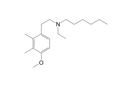 N-Ethyl-N-hexyl-2,3-dimethyl-4-methoxyphenethylamine