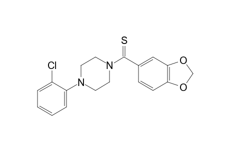 1-(o-chlorophenyl)-4-(thiopiperonyloyl)piperazine