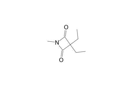 2,4-Azetidinedione, 3,3-diethyl-1-methyl-