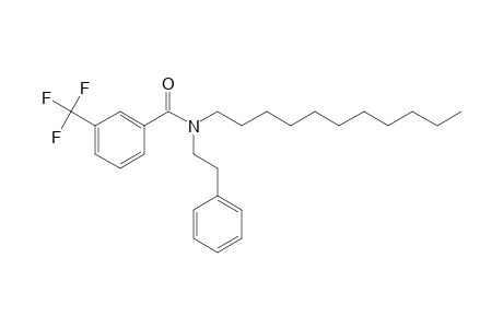 3-(Trifluoromethyl) benzamide, N-(2-phenylethyl)-N-undecyl-